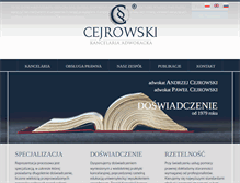 Tablet Screenshot of cejrowski.pl